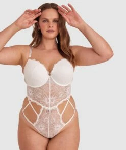 Tia Push Up Bodysuit - Ivory 10 Tia Push Up Bodysuit - Ivory -BRAS N THINGS Sales tia push up bodysuit ivory 01441003 10