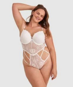 Tia Push Up Bodysuit - Ivory 11 Tia Push Up Bodysuit - Ivory -BRAS N THINGS Sales tia push up bodysuit ivory 01441003 5