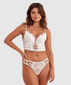 Vamp A Love Affair Brazilian Knicker - Ivory 12 Vamp A Love Affair Brazilian Knicker - Ivory -BRAS N THINGS Sales vamp a love affair brazilian knicker ivory 01283102 9