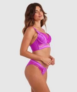 Vamp Agent Lust Brazilian Knicker - Pink 10 Vamp Agent Lust Brazilian Knicker - Pink -BRAS N THINGS Sales vamp agent lust brazilian knicker pink 01453601 7