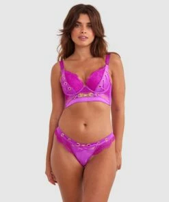 Vamp Agent Lust Brazilian Knicker - Pink 12 Vamp Agent Lust Brazilian Knicker - Pink -BRAS N THINGS Sales vamp agent lust brazilian knicker pink 01453601 9