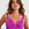 Vamp Agent Lust Push Up Bra - Pink -BRAS N THINGS Sales vamp agent lust push up bra pink 01453401 3