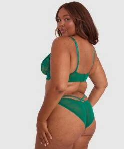 Vamp Ain't No Other Brazilian Knicker - Green -BRAS N THINGS Sales vamp ain t no other brazilian knicker green 01426001 11