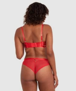 Vamp Don't You Dare Brazilian Knicker - Red 11 Vamp Don't You Dare Brazilian Knicker - Red -BRAS N THINGS Sales vamp don t you dare brazilian knicker red 01454901 3