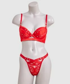 Vamp Don't You Dare Crotchless Knicker - Red -BRAS N THINGS Sales vamp don t you dare crotchless knicker red 01486101 4