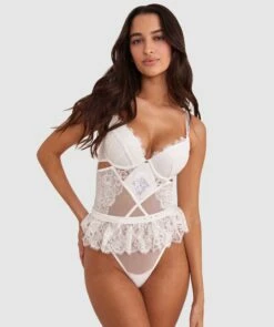 Vamp Dream Believer Double Push Up Bodysuit - Ivory