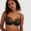 Vamp Enjoy Lovebirds Full Cup Bra - Black -BRAS N THINGS Sales vamp enjoy lovebirds full cup bra black 01348502 12