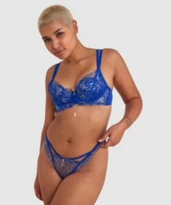 Vamp Enjoy Lovebirds V String - Cobalt Blue -BRAS N THINGS Sales vamp enjoy lovebirds v string cobalt blue 01348603 12