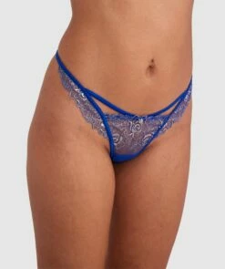Vamp Enjoy Lovebirds V String - Cobalt Blue -BRAS N THINGS Sales vamp enjoy lovebirds v string cobalt blue 01348603 8