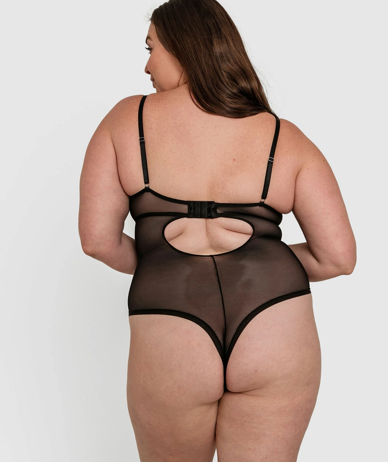 Vamp Glow Getter Push Up Half Cup Bodysuit - Black 6 Vamp Glow Getter Push Up Half Cup Bodysuit - Black - Image 4