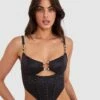 Vamp Miami Heat Corset - Black 1 Vamp Miami Heat Corset - Black -BRAS N THINGS Sales vamp miami heat corset black 01427502 9