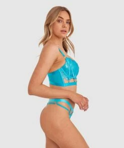 Vamp Sea Vixen V String - Teal 10 Vamp Sea Vixen V String - Teal -BRAS N THINGS Sales vamp sea vixen v string teal 01458801 12