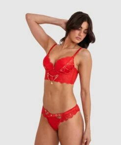 Vamp She's A Vamp Brazilian Knicker - Red 11 Vamp She's A Vamp Brazilian Knicker - Red -BRAS N THINGS Sales vamp she s a vamp brazilian knicker red 01428301 11