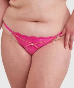 Vamp Showthang Tanga Knicker - Fuchsia Pink