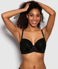 Venice Full Cup Balconette Bra - Black -BRAS N THINGS Sales venice full cup balconette bra black 01012905 11