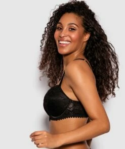 Venice Full Cup Balconette Bra - Black -BRAS N THINGS Sales venice full cup balconette bra black 01012905 12