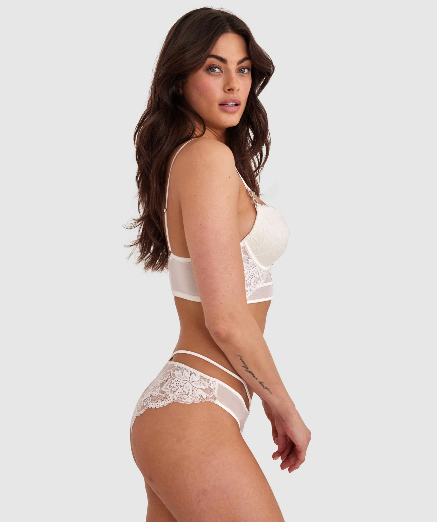 Zara Brazilian Knicker - Ivory 5 Zara Brazilian Knicker - Ivory - Image 3