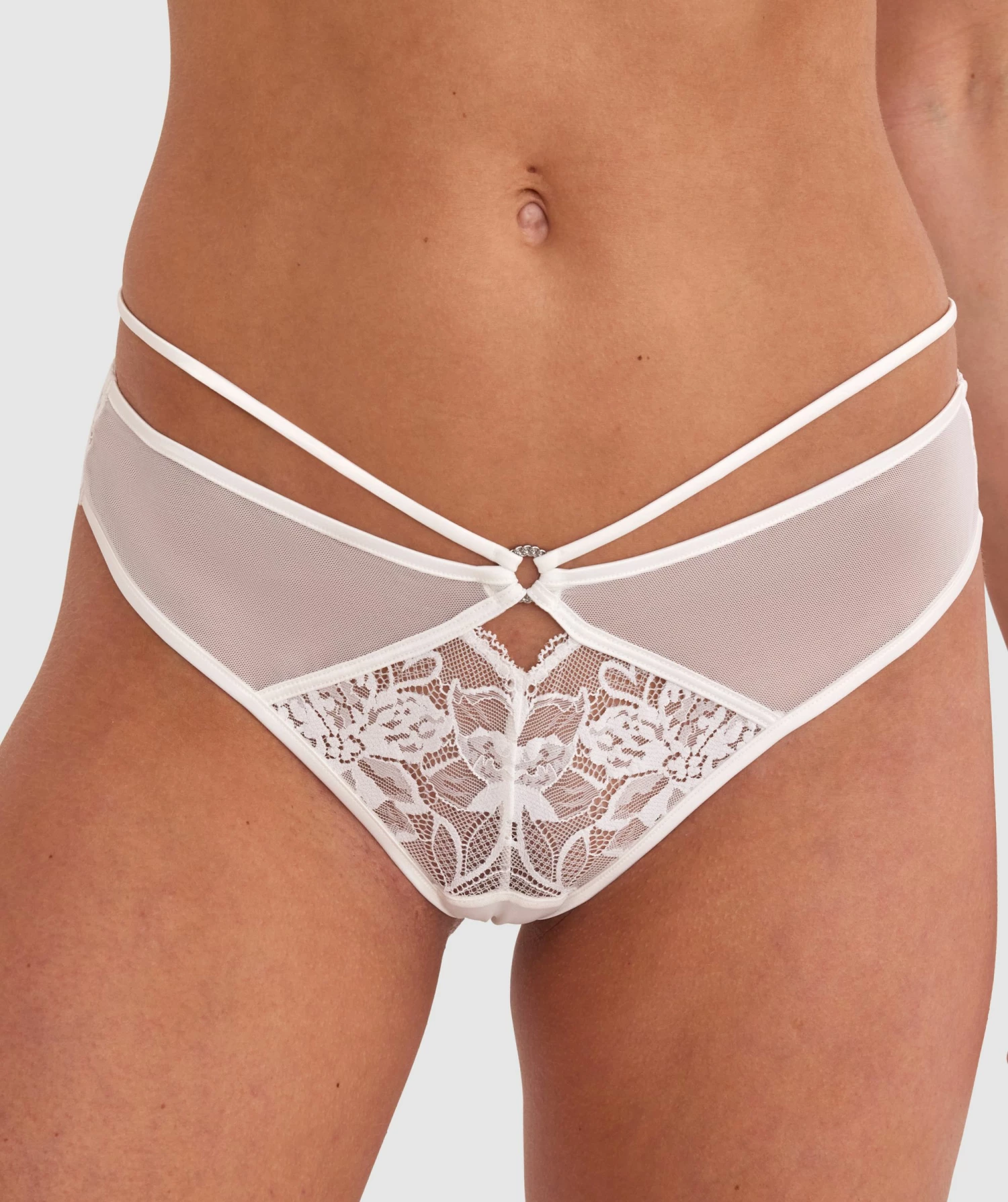 Zara Brazilian Knicker - Ivory 3 Zara Brazilian Knicker - Ivory