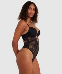 Zara Push Up Bodysuit - Black -BRAS N THINGS Sales zara push up bodysuit black 01448601 4