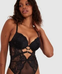 Zara Push Up Bodysuit - Black