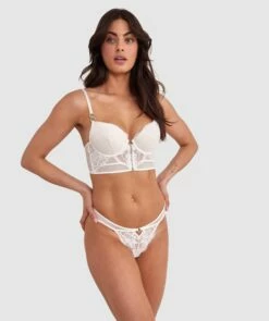 Zara V String - Ivory -BRAS N THINGS Sales zara v string ivory 01448401 7
